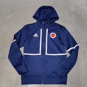 ADIDAS McDONALDS HIGH SCHOOL ALL-AMERICAN BALONCESTO SUDADERA CON CAPUCHA PARA HOMBRE PEQUEÑA - Imagen 1 de 11