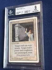 MTG Unlimited Animate Wall R W BGS 8.5 NM-MT+ Original 1993 Release