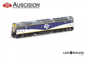 Auscision (G-12S) G512 CFCLA Blue/Yellow/Silver- HO Scale DCC - Picture 1 of 2