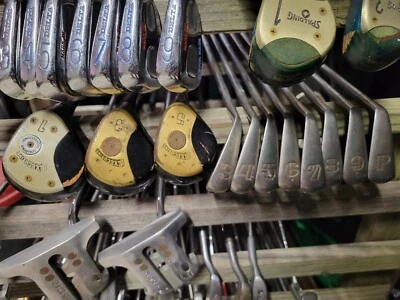 ⛳️Juego Completo Ejecutivo Spalding 3-PW Jet Step Ejes Medianos Madera Incluye ⛳️ Foto 1 de 4