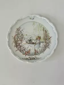 Royal Doulton The Wind In The Willows Collectors Plate Ratty And Mole Go Boating - Picture 1 of 5