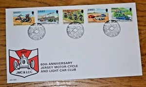 Jersey First Day Cover; July 1980; 60th Anniversary Jersey Motor Cycle Club - Picture 1 of 1