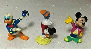 DISNEY GADGETS TOPOLINO PAPERONE PAPERINO PUPAZZETTI ANNO 1992 3 USC. #1894/1896 - Imagen 1 de 5