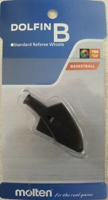 Molten Dolfin B Referee Whistle Black for Basketball RA0080-K-E