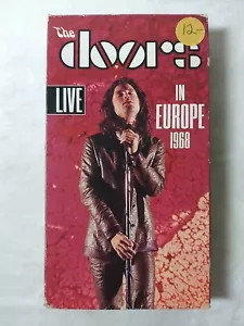 The Doors Live in Europe 1968 VHS 1988 HBO - Imagen 1 de 11