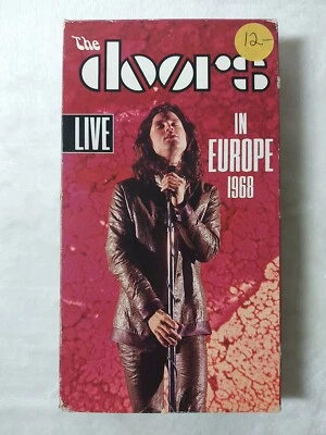 The Doors Live in Europe 1968 VHS 1988 HBO Foto 1 de 4