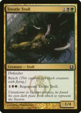 FOIL Trestle Troll | MtG Magic Return to Ravnica | English | Moderately Played