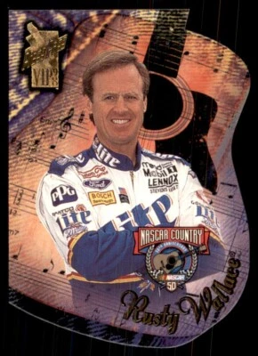 1998 Press Pass VIP NASCAR Country Die-Cut #NC9 Rusty Wallace - Image 1 of 2