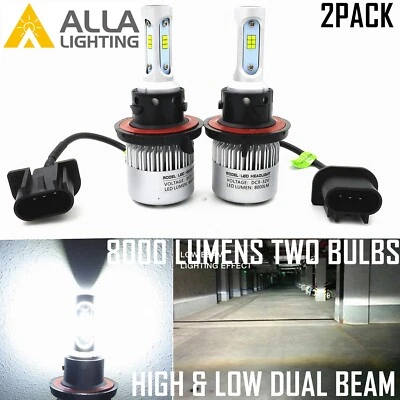 Alla Lighting CSP LED Best Seller H13 Headlight Replacement Bulb,Xenon White 6K - Image 1 of 4