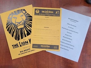 The Lion King Benefit Program - Picture 1 of 2