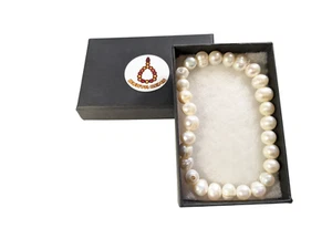 Fresh water Cultured Pearl Elastic Bracelet Gemstone Christmas Gift 892 - Picture 1 of 7