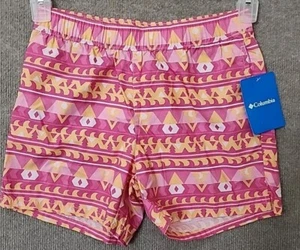 Columbia Sportswear BIG GIRLS WILD ROSE CAMP WASHED OUT PRINTED SHORT New XL - Picture 1 of 3