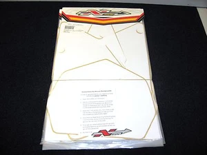 Suzuki RM RM85 New WHITE Number Plate Backgrounds 2002 2003 2004 2005 85cc Mini - Picture 1 of 1