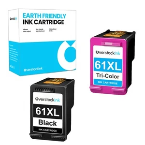 Paquete combinado de cartuchos de tinta para HP 61XL 61 XL color negro alto rendimiento - Imagen 1 de 8