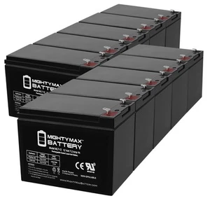 Mighty Max 12V 7Ah SLA Battery Replacement for Razor XLR8R Scooter - 10 Pack - Picture 1 of 6
