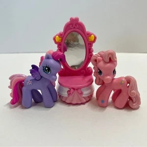 My Little Pony MLP G3 G3.5 2006 2007 Ponyville lote StarSong Pinkie Pie tocador - Imagen 1 de 12