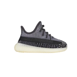 adidas Yeezy Boost 350 V2 Slip On Infant Boys Black Sneakers Casual Shoes FZ50 - Picture 1 of 6