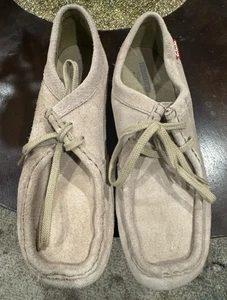 Gebrauchte Clarks Originals Wallabees in beige Wildleder Größe 8 - Bild 1 von 8