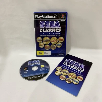 Sega Classics Collection - PlayStation 2 PS2 - MINT DISC + MANUAL + Free Postage - Image 1 of 4