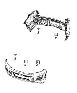 Genuine Mopar Radar Module 68440586AK - Picture 1 of 4