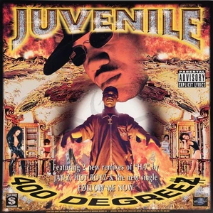 JUVENILE 400 DEGREEZ Album Cover Promo 12x12 Flat Double Sided Poster - Picture 1 of 2