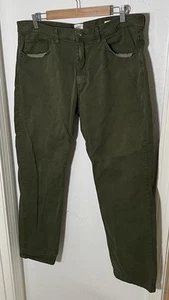 Flint and Tinder Pants Mens Size 36x31 Dark Green 365 Pant Straight 5-Pocket - Picture 1 of 9