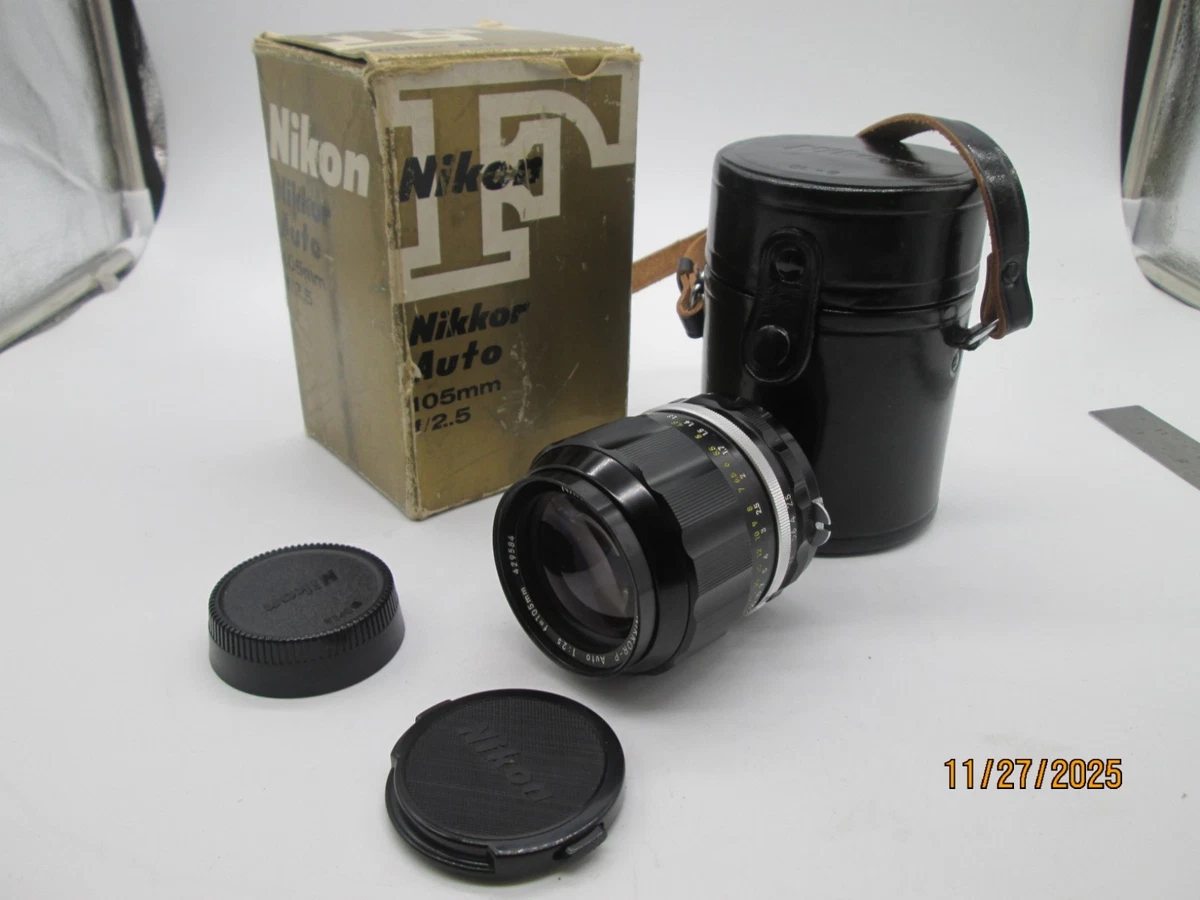 Nikon NIKKOR 105mm Focal Camera Lenses for sale - eBay