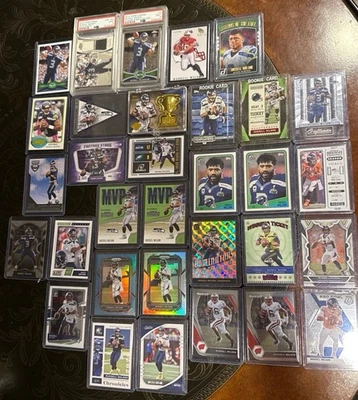 Huge Russell Wilson Rookie Football Cards Collection, POP 2 Rare SSP PSA 9 Mint, - Image 1 of 4