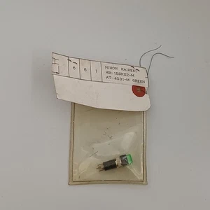 Nihon Kaiheki HB-15SKS2-M-AT-4031-M Pulsador Verde con Lámpara - NUEVO - Imagen 1 de 6