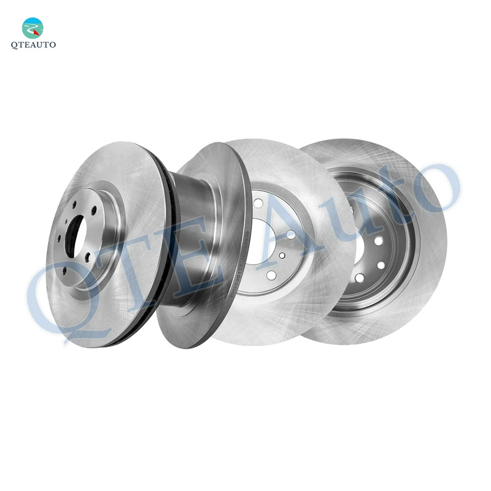 Juego de 4 rotores de disco de freno delanteros 320 mm-traseros 291,5 mm para Nissan Máxima 2004-2008 Foto 1 de 4