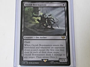 Magic The Gathering Magic The Gathering Orcish Bowmasters LTR CASI NUEVO Raro 103 El Señor de los Anillos LOTR Magic The Gathering - Imagen 1 de 1