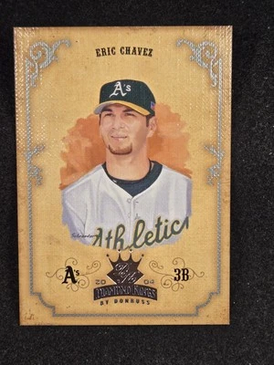 ERIC CHAVEZ  2004 Donruss Diamond Kings #60 Silver Parallel 27/50. - Image 1 of 2