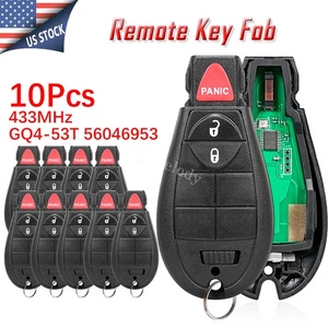 10 Remote Control Key Fob 3Button GQ4-53T for Dodge Ram 1500 2500 3500 2013-2020 - Picture 1 of 8