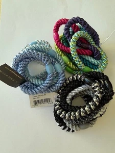 Juego de 3 soportes de cola de caballo L. Erickson Night Owl/Caribean/Dream envío gratuito - Imagen 1 de 7