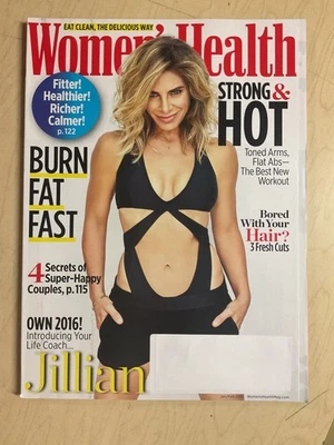 January February 2016 Womens Health Jillian Michaels sexy cover + Say yes to s_x Foto 1 de 4