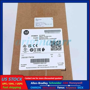Allen Bradley 25B-B017N104 PowerFlex 525 AC Drive 240V AC 5HP 2023 New SEALED - Picture 1 of 7