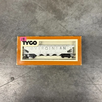 Vintage Tyco 344-C Ho Scale Hopper Car Non-operating Virginian w/ Original Box - Image 1 of 4
