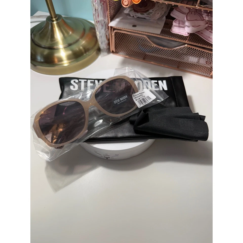 Gafas de sol Steve Madden "Mellyn" para mujer tostadas | Lentes marrones degradadas nuevas con etiquetas | Mínimas Foto 1 de 4