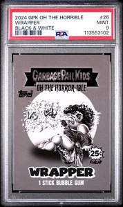 2024 Garbage Pail Kids Oh The Horror-Ible WRAPPER 26 PSA 9 Mint Ghostbusters - Picture 1 of 2