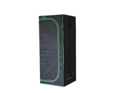 Dark Box Growzelt (80 x 80 x 200 cm) Zuchtbox Grow-Box Gewächshaus Anzucht Grow - Bild 1 von 4
