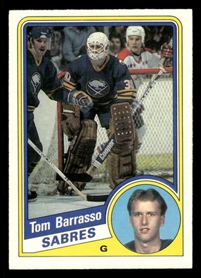1984 O-PEE-CHEE TOM BARRASSO 18 MINT RC HOCKEY BUFFALO SABRES - Image 1 of 2