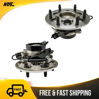 Juego de 2 bujes y cojinetes de rueda delantera 2x2 para Chevrolet Colorado 2005 2007-2008 Foto 1 de 4