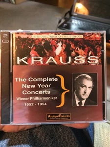 Krauss komplette Neujahrskonzerte 1952-1954 Wiener CD 2 CD Set Archipel - Bild 1 von 2