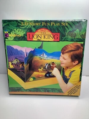 New Vintage 1994 Lion King Colorforms 3-D Story Play Set Fuzzy Pieces - Image 1 of 4