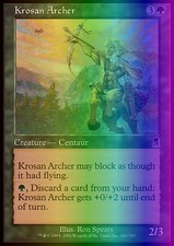 Magic the Gathering MTG Krosan Archer (246) Odyssey   LP FOIL