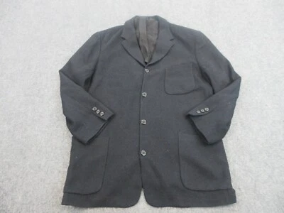 VINTAGE Jhane Barnes Jacket Mens Adult 42 Black Buttons Blazer Coat Casual - Image 1 of 4