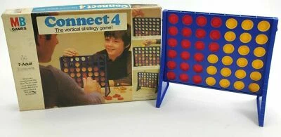 Connect 4 Vintage Retro Game Original 100% Complete Boxed by Milton Bradley MB - Image 1 of 4