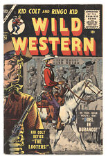 Wild Western 51 Marvel Atlas 1956 VG Stan Lee Cowboy Kid Colt Ringo Kid
