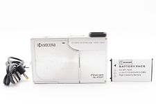 New battery Kyocera Finecam SL400R 4.0MP Digital Camara silver From JAPAN [Exc-]