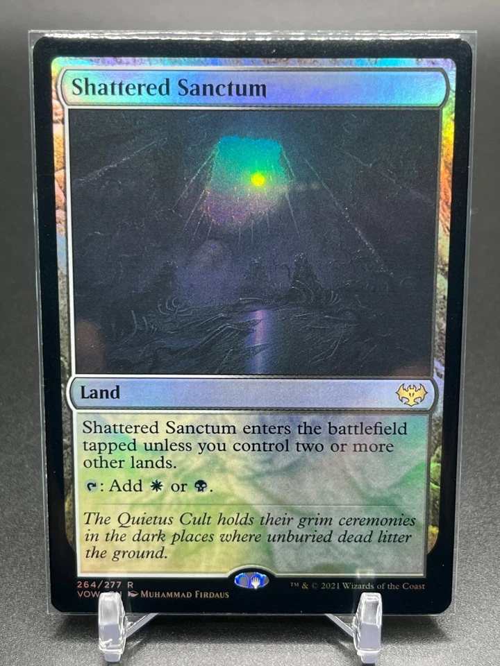 MTG Shattered Sanctum 264/277 Innistrad: Crimson Vow Rare Foil Land NM+ - Image 1 of 2